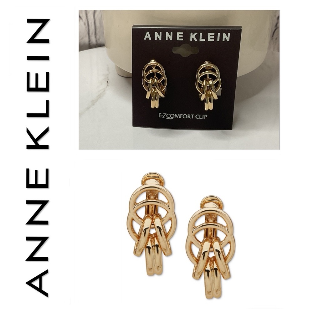 🐘🐘 Anne Klein EZ Comfort Clip On Earrings